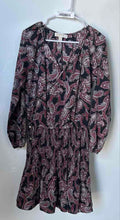 Load image into Gallery viewer, Michael Kors Womens Multicolor Printed Long Sleeve Mini Dress Size Medium
