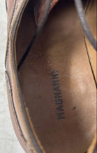 Load image into Gallery viewer, Magnanni Mens Brown Leather Lace-Up Wingtip Oxford Dress Shoes Size 8M
