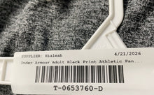 Load image into Gallery viewer, Under Armour Adults Black Print Heatgear Loose Fit Athletic Ankle Pants Size S
