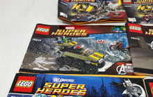 Load image into Gallery viewer, Lot Of 6 Pcs Assorted Lego Super Heroes Mixed Instruction Manuals For Age 3+
