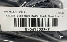 Load image into Gallery viewer, Adidas Kids Runner ID5230 Black Star Wars Hook And Loop Sneaker Shoes Size 12K
