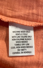 Load image into Gallery viewer, Tasso Elba Mens Orange Space Dye Cotton Short Sleeve Crew Neck T-Shirt Size L

