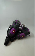 Load image into Gallery viewer, Airwalk Unisex Kids ABEC-5 Gray Purple Lace-Up Adjustable Inline Skates Size 5-8
