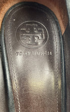 Load image into Gallery viewer, Authentic Tory Burch Womens Black Block Pump Heels Size 11M Stained Worn Damaged
