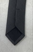 Load image into Gallery viewer, Banana Republic Mens Black Gray Geometric Print Adjustable Pointed Tie One Size
