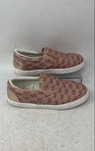 Load image into Gallery viewer, Michael Kors Womens Pink Signature Print Slip-On Sneaker Shoes Size 5
