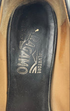 Load image into Gallery viewer, Authentic Salvatore Ferragamo Womens Black Wedge Pump Heels Size 10.5B Damaged
