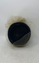 Load image into Gallery viewer, Womens WPL 4384 Black Wool Veil Trim Outdoor Fedora Hat One Size
