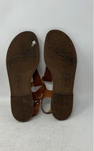 Load image into Gallery viewer, Tommy Hilfiger Womens Bennia Brown Faux Leather Buckle Thong Sandals Size 10 M
