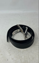 Load image into Gallery viewer, Fossil Mens Black Genuine Leather Adjustable Dress Belt Size 85/34

