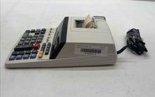 Load image into Gallery viewer, Sharp EL-1197PIII White Heavy Duty Color Printing Desktop Calculator Not tested
