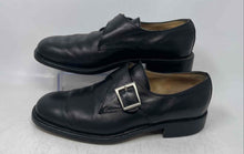 Load image into Gallery viewer, Pratesi Mens Black Leather Round Toe Monk Strap Dress Shoes Size EU 44
