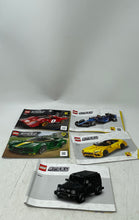 Load image into Gallery viewer, Lot Of 5 Pcs Multicolor Lego Speed Champions Instruction Manual Guide Books

