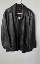 Load image into Gallery viewer, Pelletteria Gabi Mens Brown Long Sleeve Collared Button Front Jacket Size Medium
