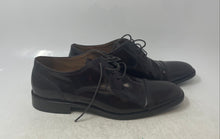Load image into Gallery viewer, Johnston &amp; Murphy Mens Red Wine Leather Cap Toe Oxford Dress Shoes Size 11.5
