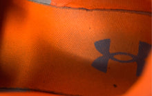 Load image into Gallery viewer, Under Armour Boys Charged Rogue 3 3024982-103 Gray Orange Sneakers Shoes Size 2Y
