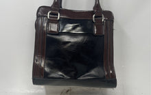 Load image into Gallery viewer, Giani Bernini Womens Brown Charm Inner Pockets Double Handle Shoulder Handbag
