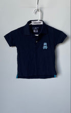Load image into Gallery viewer, Psycho Bunny Boys Blue Embroidered Logo Short Sleeve Polo Shirt Size XXS 4
