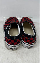 Load image into Gallery viewer, Vans Kids Classic 721356 Red Black Slip-On Low Top Sneaker Shoes Size 3
