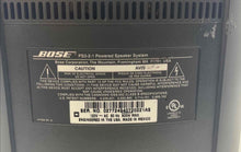 Load image into Gallery viewer, Bose Black PS3-2-1 Powered Speaker System Home Audio Subwoofer Not Tested
