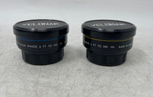 Load image into Gallery viewer, Velonar Black Auto Focus Wide-Angle Camera Lens 2 Piece Untested
