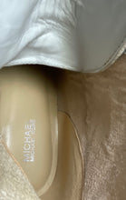 Load image into Gallery viewer, Michael Kors Womens Bryce Beige Signature Lace-Up Combat Boots Size 8M
