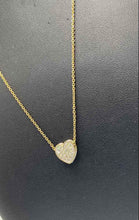 Load image into Gallery viewer, Authentic Swarovski Women's Gold Tone Crystal Accent Heart Necklace
