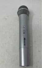 Load image into Gallery viewer, Memorex MKS8002 Silver Battery Operated Karaoke Wireless Microphone Untested
