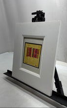 Load image into Gallery viewer, Very Stripey Cat Called Bianca Fine Square Framed Wall Hanging Art Print
