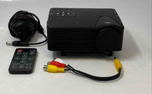 Load image into Gallery viewer, Time To Enjoy H80 LED And LCD Black Home Cinema Projector Not Tested
