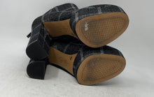 Load image into Gallery viewer, Jessica Simpson Womens Maysie Gray White Back Zip Ankle Booties Size 7.5M
