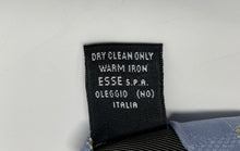 Load image into Gallery viewer, Valentino Mens Blue Plaid Silk Adjustable Long Formal Designer Tie Stained
