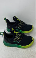 Load image into Gallery viewer, Adidas Kids Lite Racer Adapt 7.0 JR8254 Black Green Sneakers Shoes Size 12K
