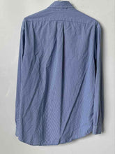 Load image into Gallery viewer, Ralph Lauren Mens Blue Long Sleeve Gingham Print Button-Up Shirt Size L

