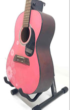 Load image into Gallery viewer, Fuel By First Act EL3036 Pink Floral Adjustable 6 String Acoustic Guitar
