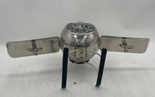 Load image into Gallery viewer, Queenstown London Silver Color Home Decorative Airplane Table Clock Not Tested
