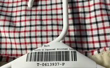 Load image into Gallery viewer, Zara Young Mens White Red Plaid Cotton Collared Long Sleeve Button-Up Shirt Sz L

