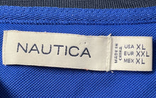 Load image into Gallery viewer, Nautica Mens Royal Blue Navy Short Sleeve Spread Collar Polo Shirt Size XL

