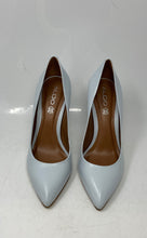 Load image into Gallery viewer, Aldo Womens Light Blue Leather Pointed Toe Slip-On Stiletto Pump Heels Size 9
