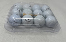 Load image into Gallery viewer, Set Of 12 Pcs Callaway White Standard Pattern Recycled Golf Balls Pack
