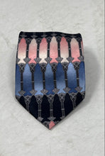 Load image into Gallery viewer, Giorgio Brutini Mens Multicolor Geometric Print Silk Adjustable Pointed Tie
