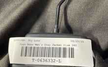 Load image into Gallery viewer, Boss Hugo Boss Mens Gray Long Sleeve Notch Lapel Three-Button Blazer Size 38S
