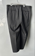 Load image into Gallery viewer, Linea Uomo Mens Gray Flat Front Pockets Straight Leg Dress Pants Size 44
