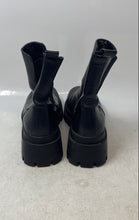 Load image into Gallery viewer, Zara Womens Black Leather Round Toe Pull-On Ankle Chelsea Boots Size EUR 36
