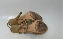 Load image into Gallery viewer, Badgley Mischka Womens Janie Gold Silver Embellished Strappy Heels Size 8M
