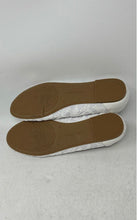 Load image into Gallery viewer, Greatonu Womens White Floral Lace Round Toe Slip-On Ballet Flats Size 8.5
