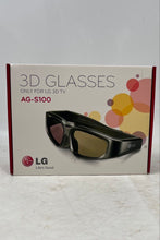 Load image into Gallery viewer, LG AG-S100 Black Rechargeable Active Shutter 3D TV Glasses With Box
