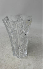 Load image into Gallery viewer, Cristal Clear Decorative Collectible Freestanding Tabletop Hexagonal Vase
