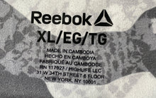 Load image into Gallery viewer, Reebok Womens Gray White Camo Precision High Rise 7/8 Ankle Leggings XL With Tag

