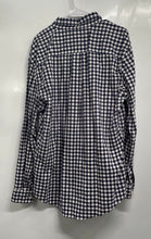 Load image into Gallery viewer, Tommy Hilfiger Mens Blue White Check Pockets Long Sleeve Button-Up Shirt Size XL
